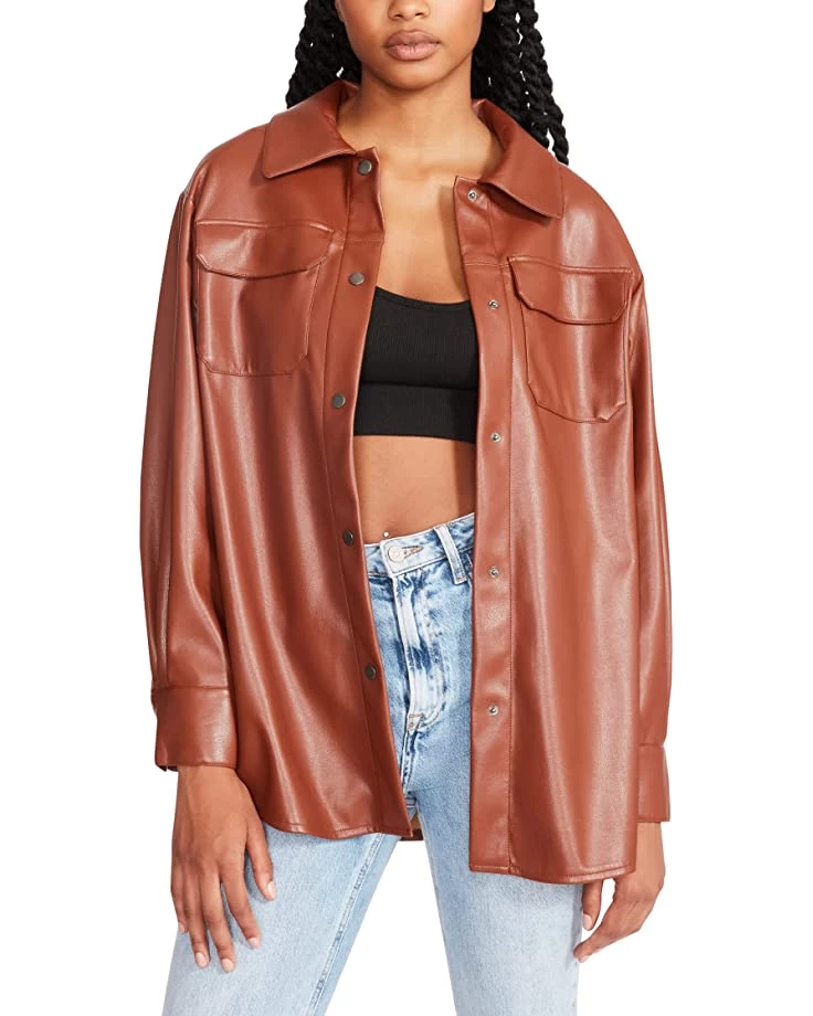 Steve Madden Coats & Outerwear Faux Good Measure Shacket - Image 3