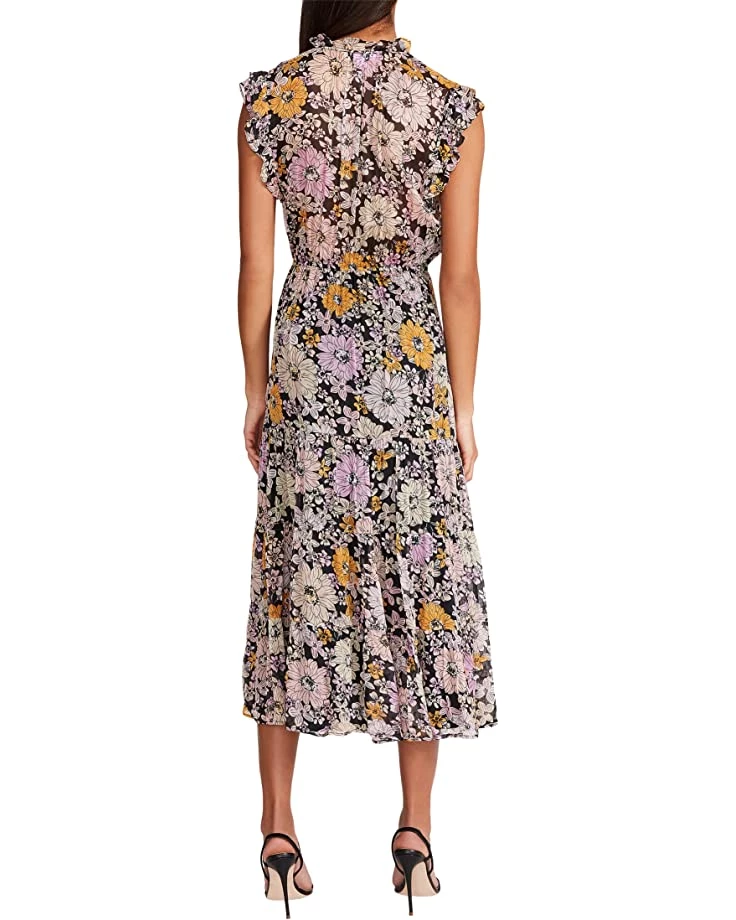 Steve Madden Dresses Orange Blossom Printed Chiffon Dress - Image 2