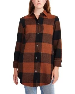 Steve Madden Coats & Outerwear Eldridge Buffalo Plaid Coat